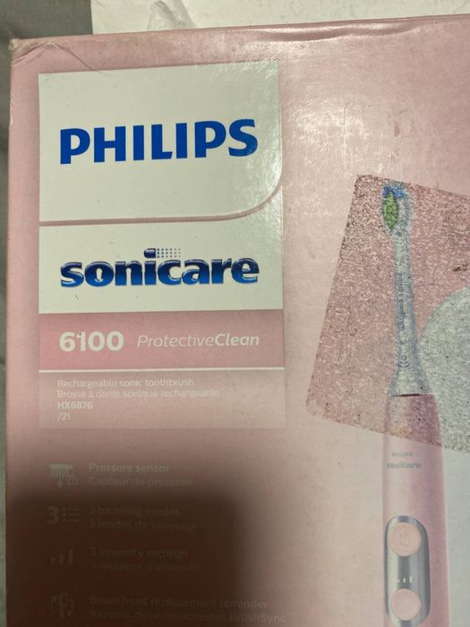 електрична зубна щітка philips 6100