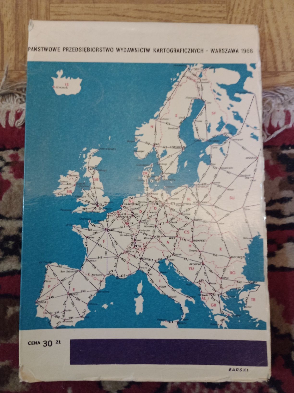 Mapa samochodowa Europy