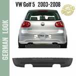 Difusor de para-choque traseiro desportivo para Volkswagen Golf 5