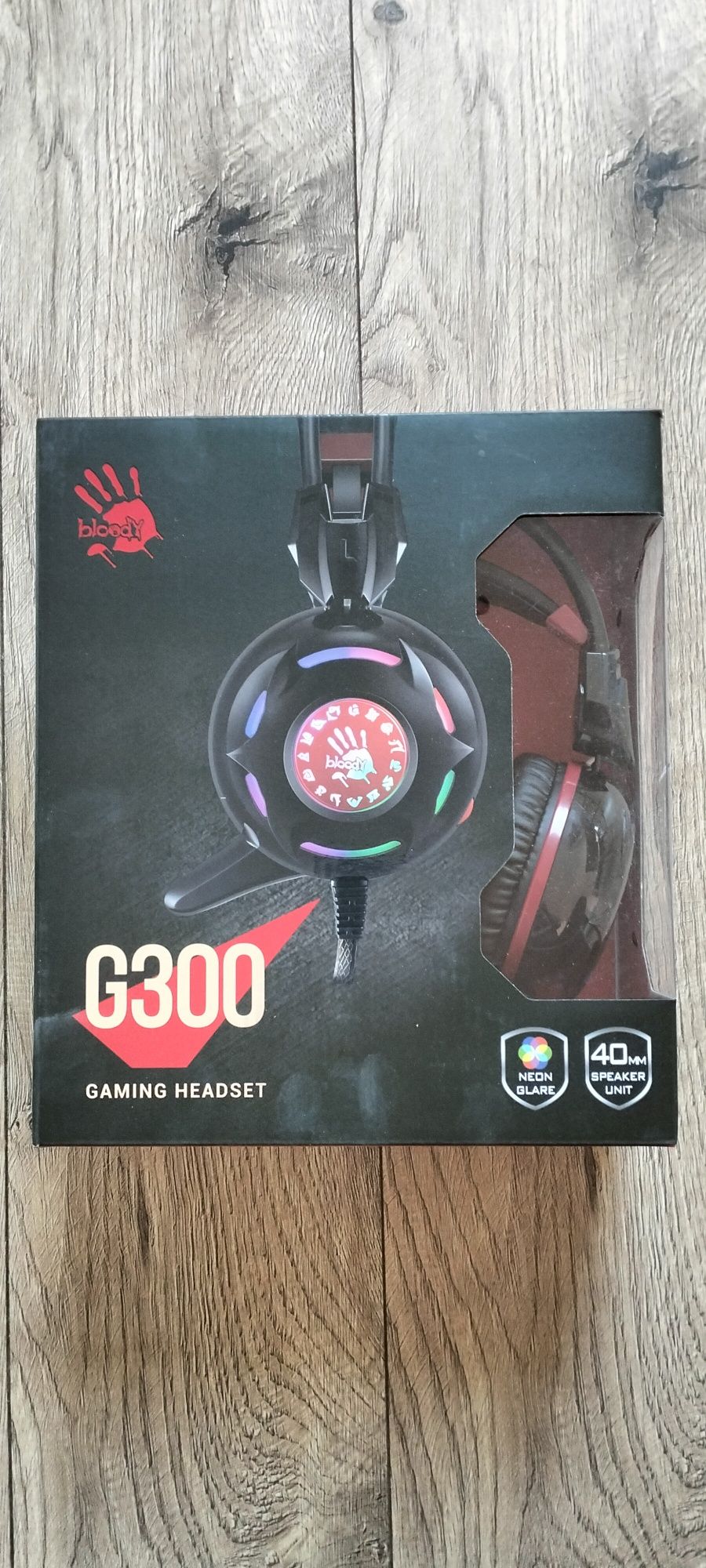 Słuchawki gamingowe A4TECH G300 mikrofon RGB