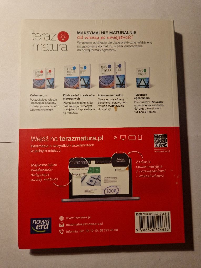 ,, teraz matura" matematyka poziom rozszerzony M. Antek, P. Grabowski