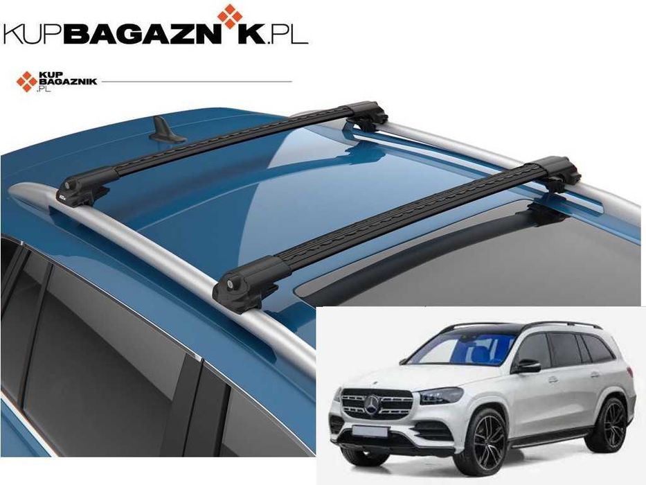 Bagażnik dachowy Mercedes GLS X167 SUV od 2019 bazowy belki relingi