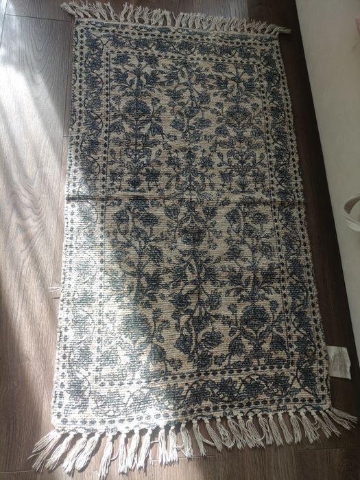 Индия, Ковер  ручная работа винтаж хб 66х114