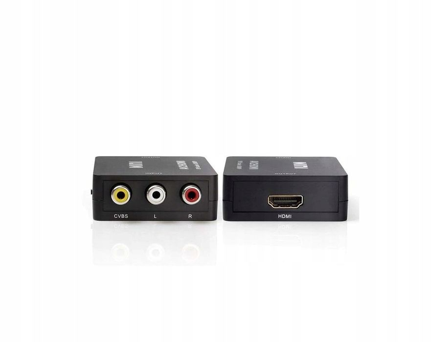 Konwerter CVBS-HDMI Composite Video do HDMI czarny
