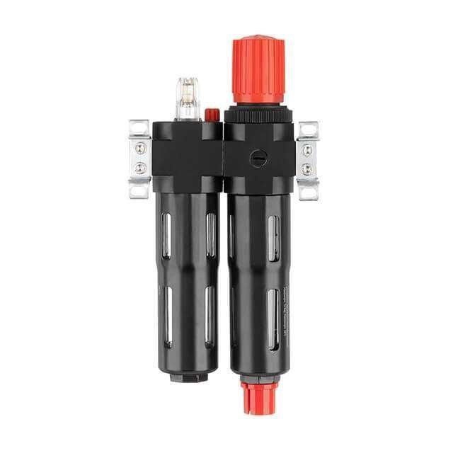 Редуктор тиску з фільтром + лубрикатор професійний INTERTOOL PT-1435