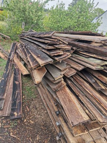 Rozbiórka stodół stodola wiata stare deski skup starego drewna