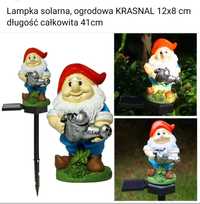 Lampa solarna ogrodowa LED krasnal orzeł