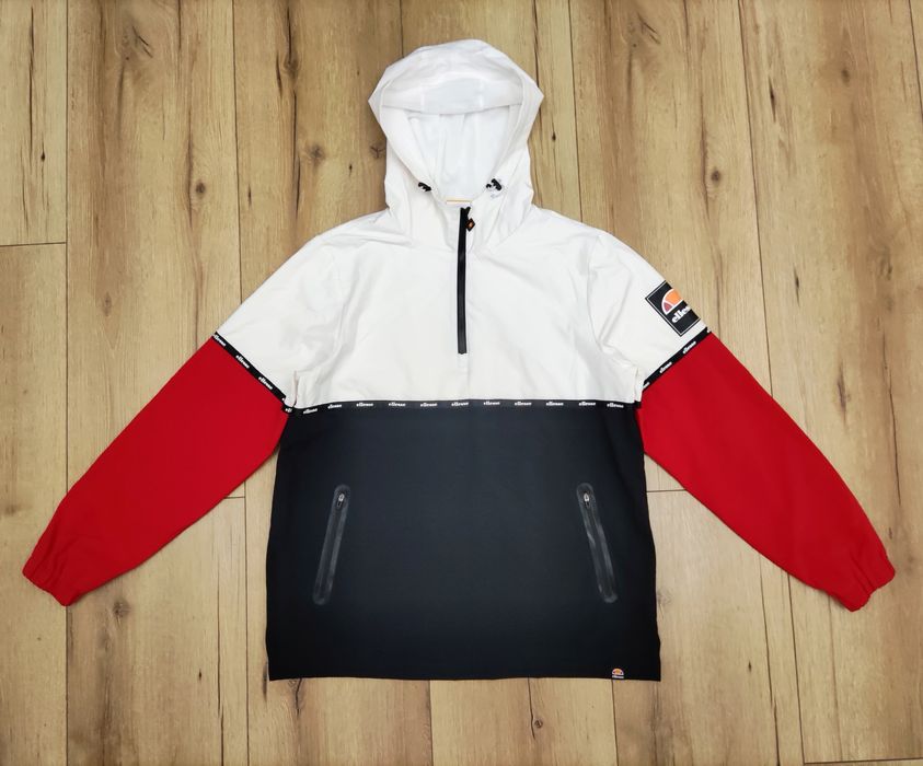 Ellesse męska kurtka z kapturem anorak w rozmiarze L
