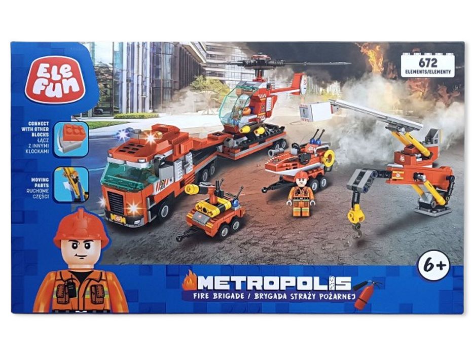 Klocki Elefun Metropolis Brygada Straży 659007