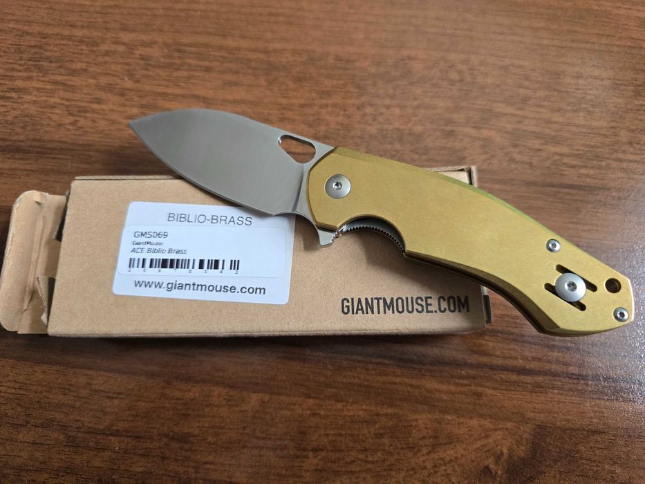 GiantMouse ACE Biblio Mosiężny M390