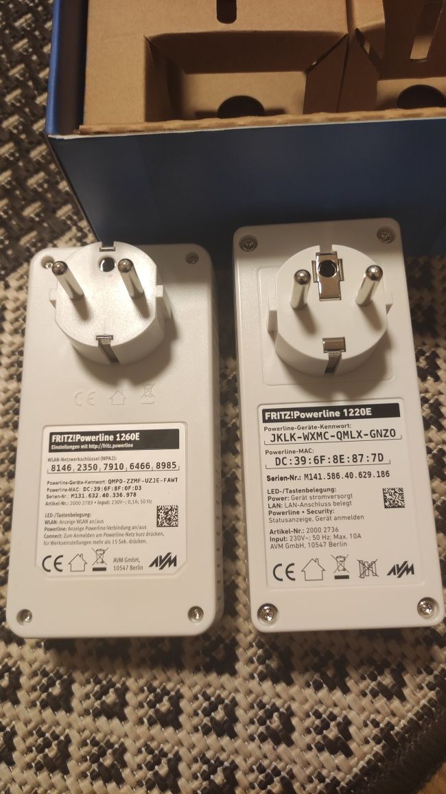 Мережевий адаптер FRITZ! Powerline 1260E