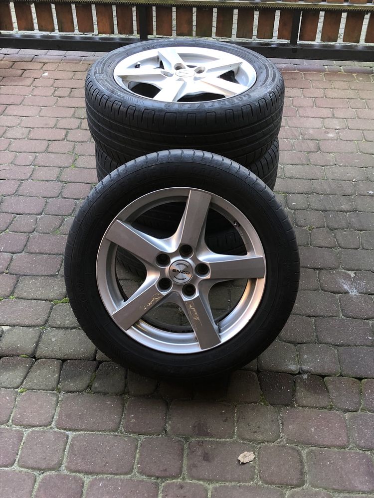 felgi aluminiowe enzo 15 cali+ opony letnie do mazdy 5