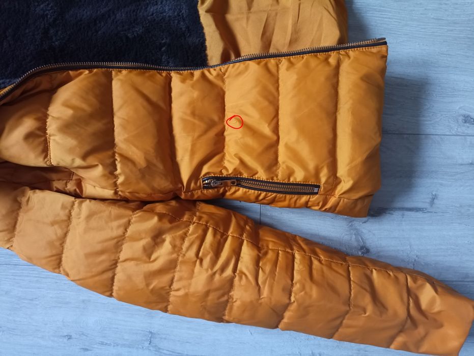 Kurtka damska Zara ocieplana r.S żółta