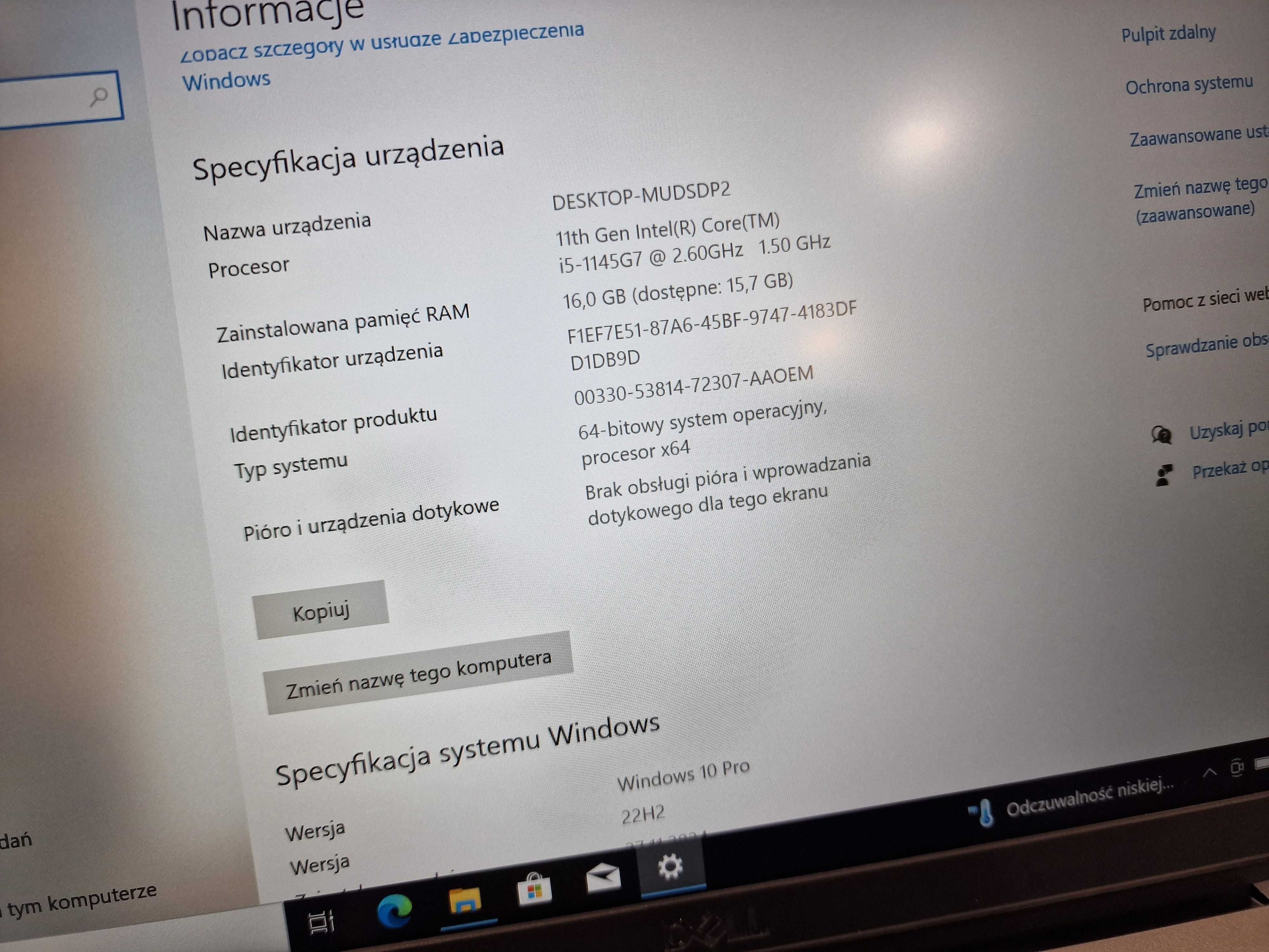 DELL Latitude 5320/ i5-1145G7/ 16GB/ 512GB/ Intel Iris/ W10P/ 13.3 FHD