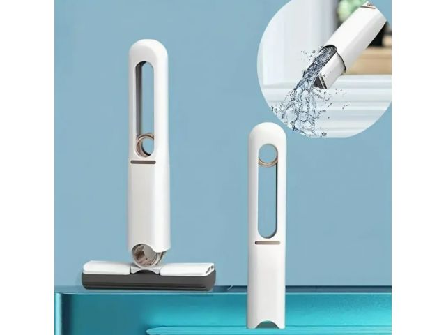 mini mop przenośny z wyciskaczem ręczny do okien szyb lustra