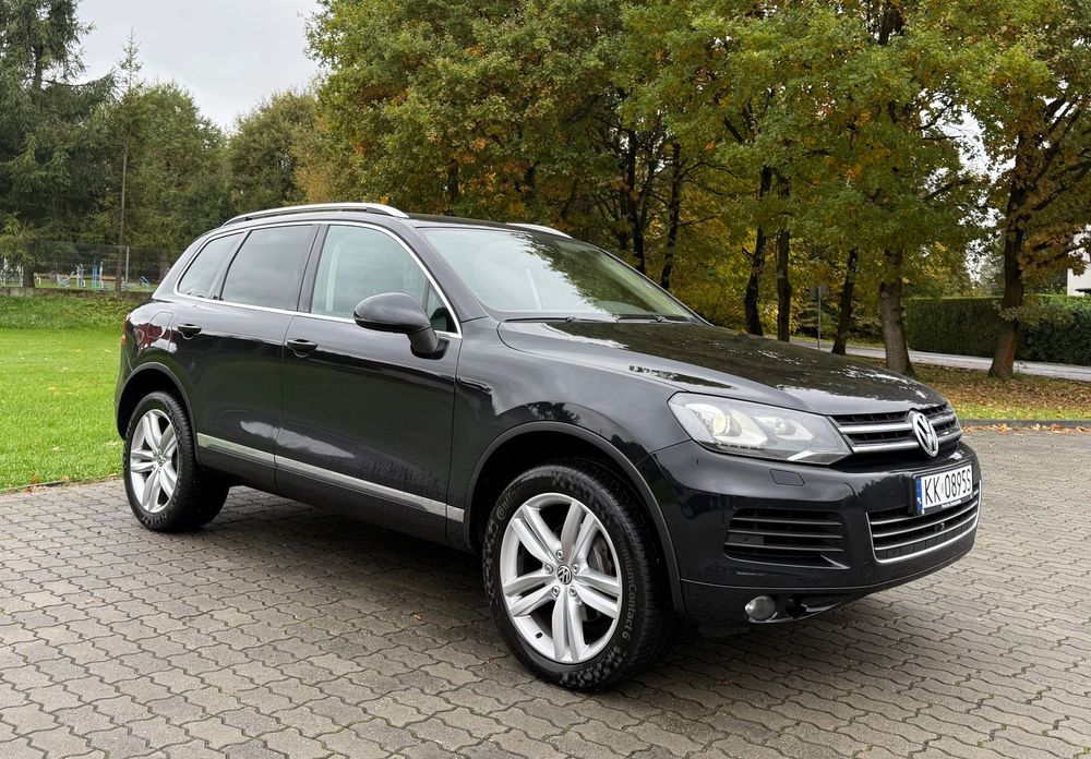 Volkswagen Touareg 3.0 TDI V6 240KM. 4 Motion. Bezwypadkowy. Wersja Exclusive. Serwis ASO