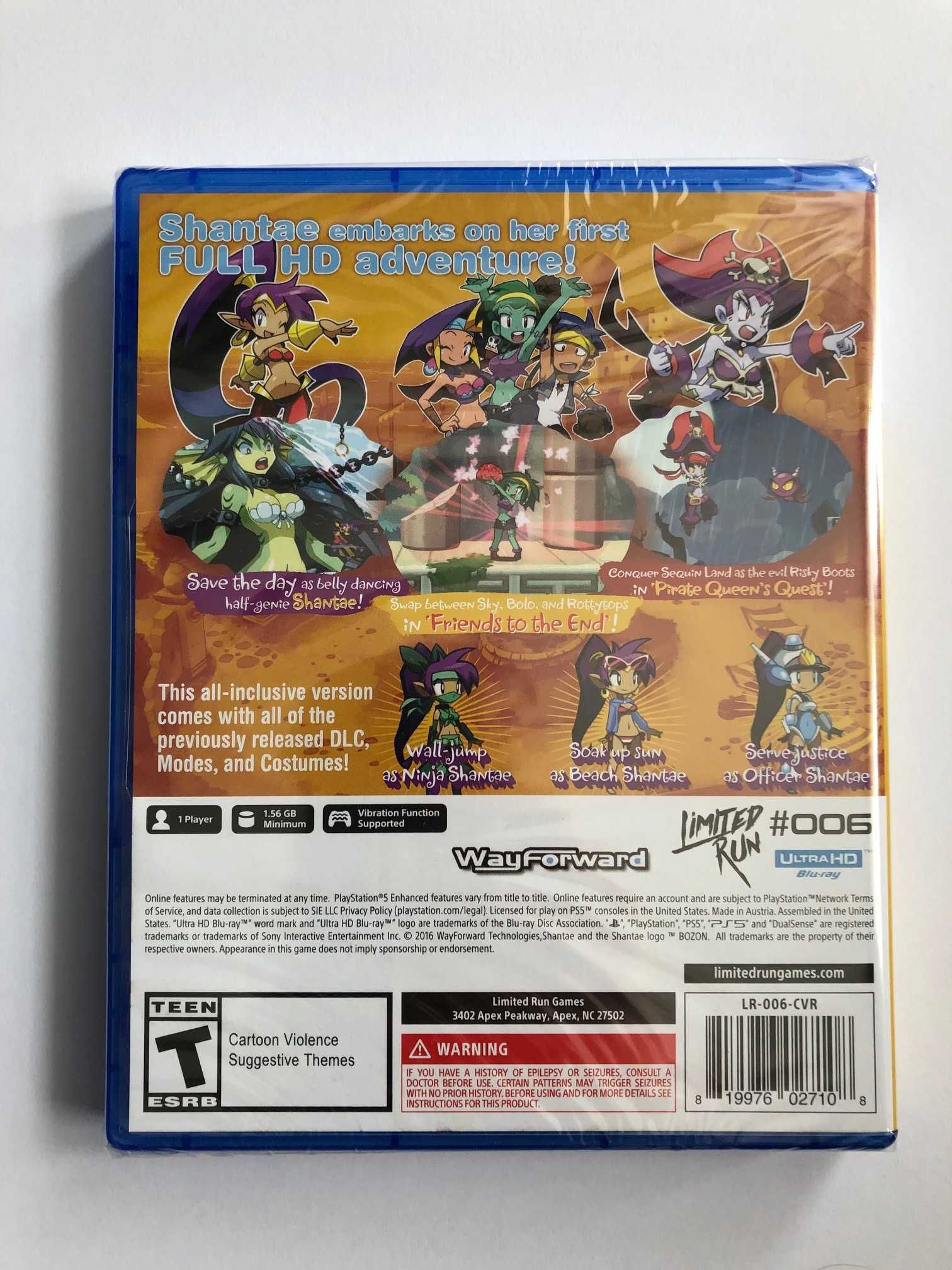 / Shantae: Half-Genie Hero / Limited Run PS5 Nowa