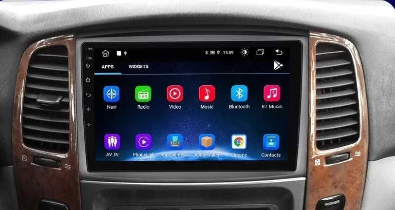 Auto Radio Land Cruiser 100 Android 2Din Ano 2002 até 2007