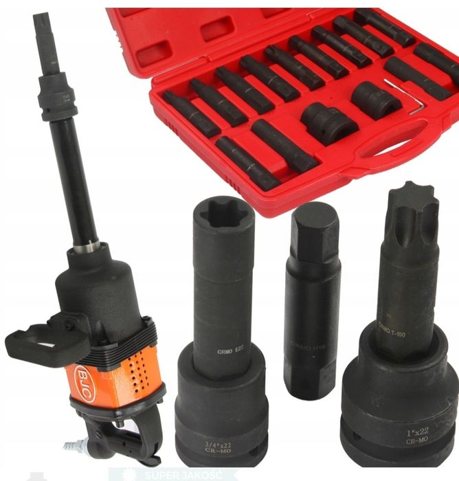 Nasadki i bity udarowe 3/4" i 1" BJC zestaw nasadek