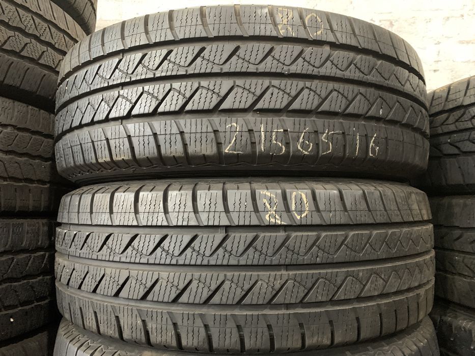 Шини б/у всесезонные 215/65 R16c GoodYear Vector4S Cargo