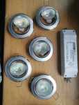 Zasilacz led z 5 oczkami sufitowymi