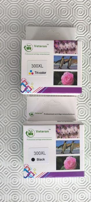 Tinteiros compatíveis HP 300xl preto e cores