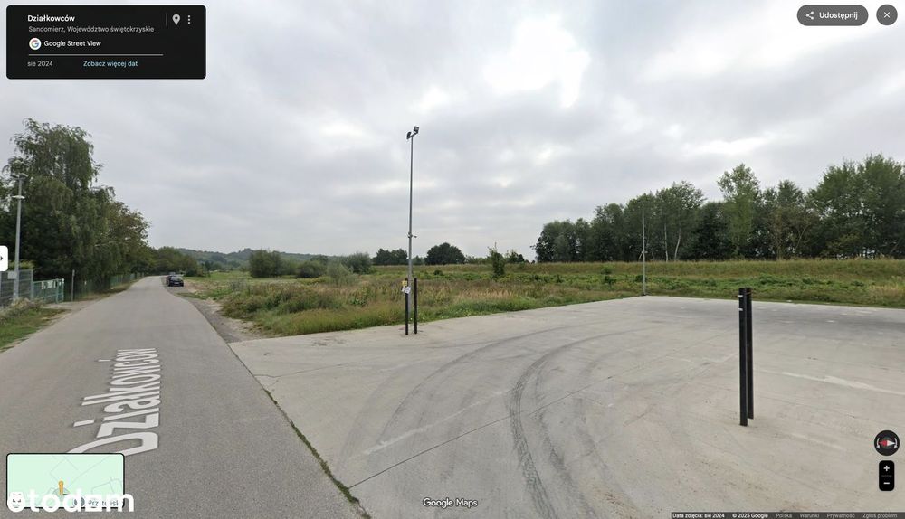 Działka Inwestycyjna Sandomierz Przy Ulicy Działkowców Obok Dhl