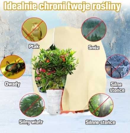 Pokrowiec ochronny Kimgull 200x240 cm   na rośliny  ze ściągaczem,