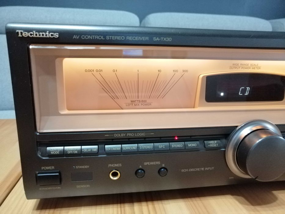 Technics Sa-TX 30, 5.1 wzmacniacz H+ wraz z pilotem