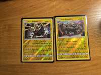 Karty pokemon oryginalne zestaw starsze Graveler Golem holo reverse