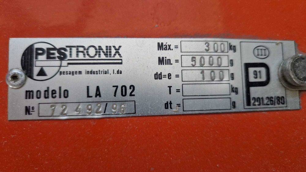 Balança industrial 300Kg (Pestronix) como nova