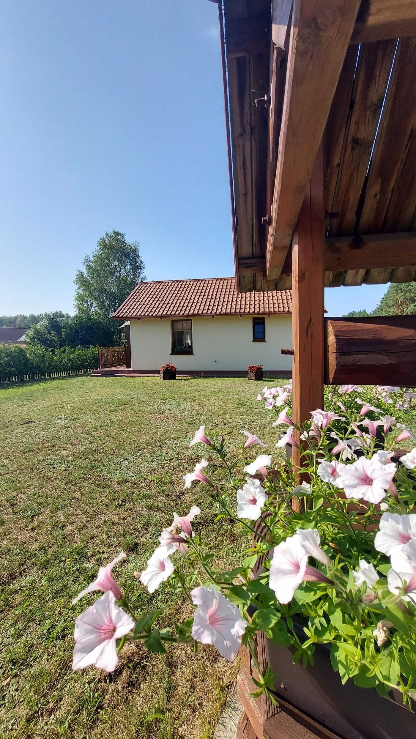 Domek nad jeziorem z balia jacuzzi Ocypel Bory Tucholskie Kaszuby Wda