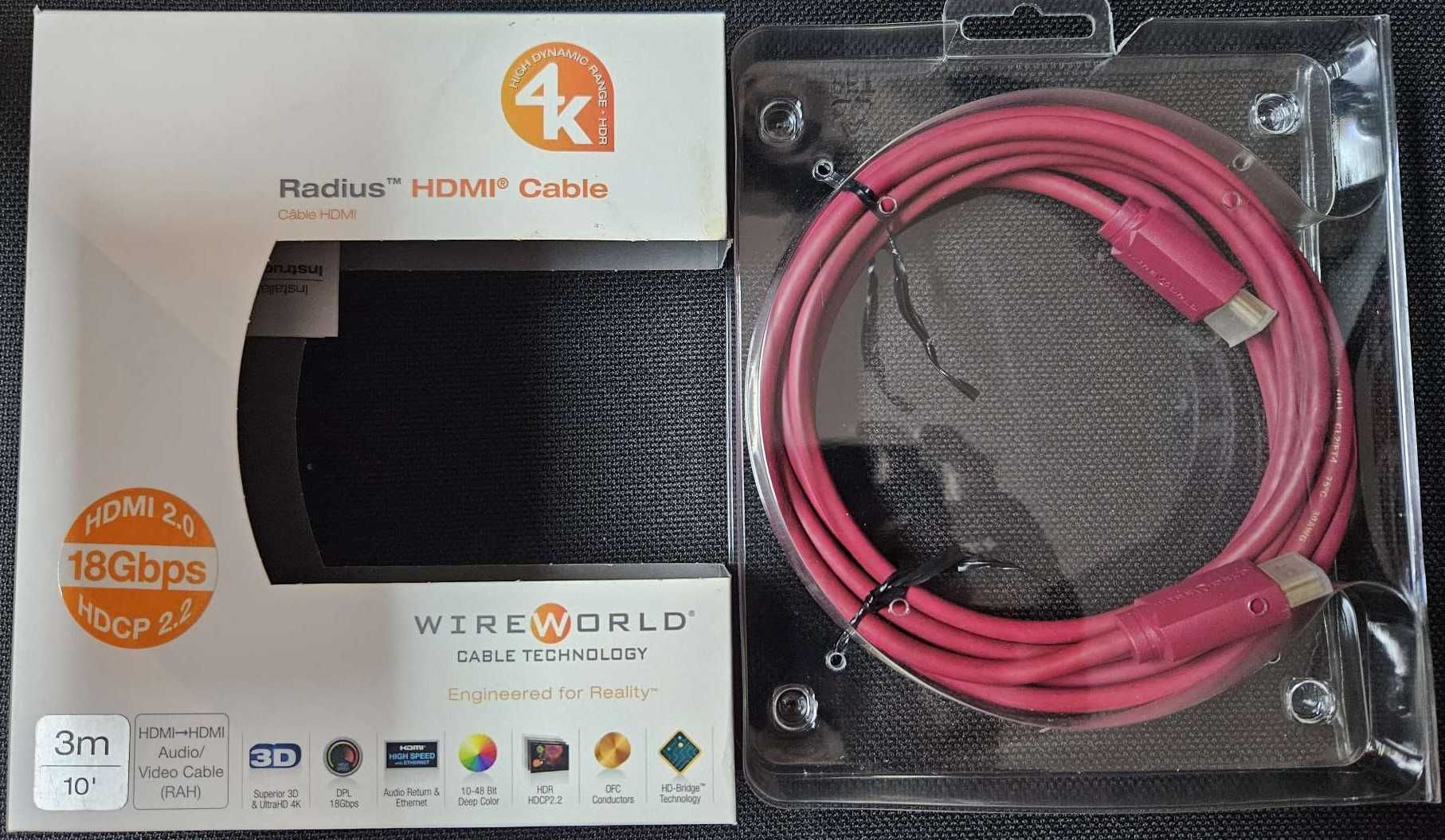 Kabel HDMI WireWorld RADIUS - 3m