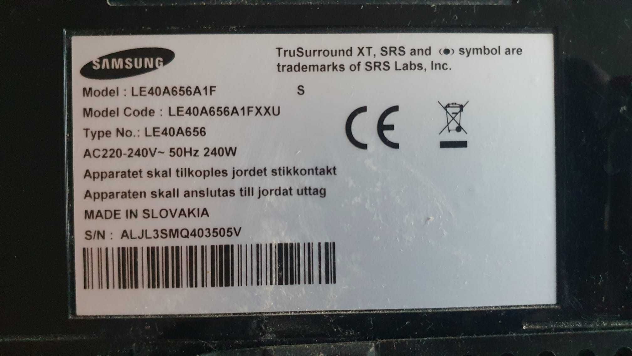 Telewizor Samsung LE40A656A1F