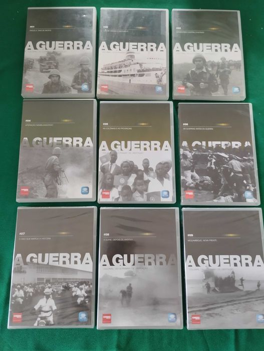 Colecçao de 9 DVD A GUERRA ultramar