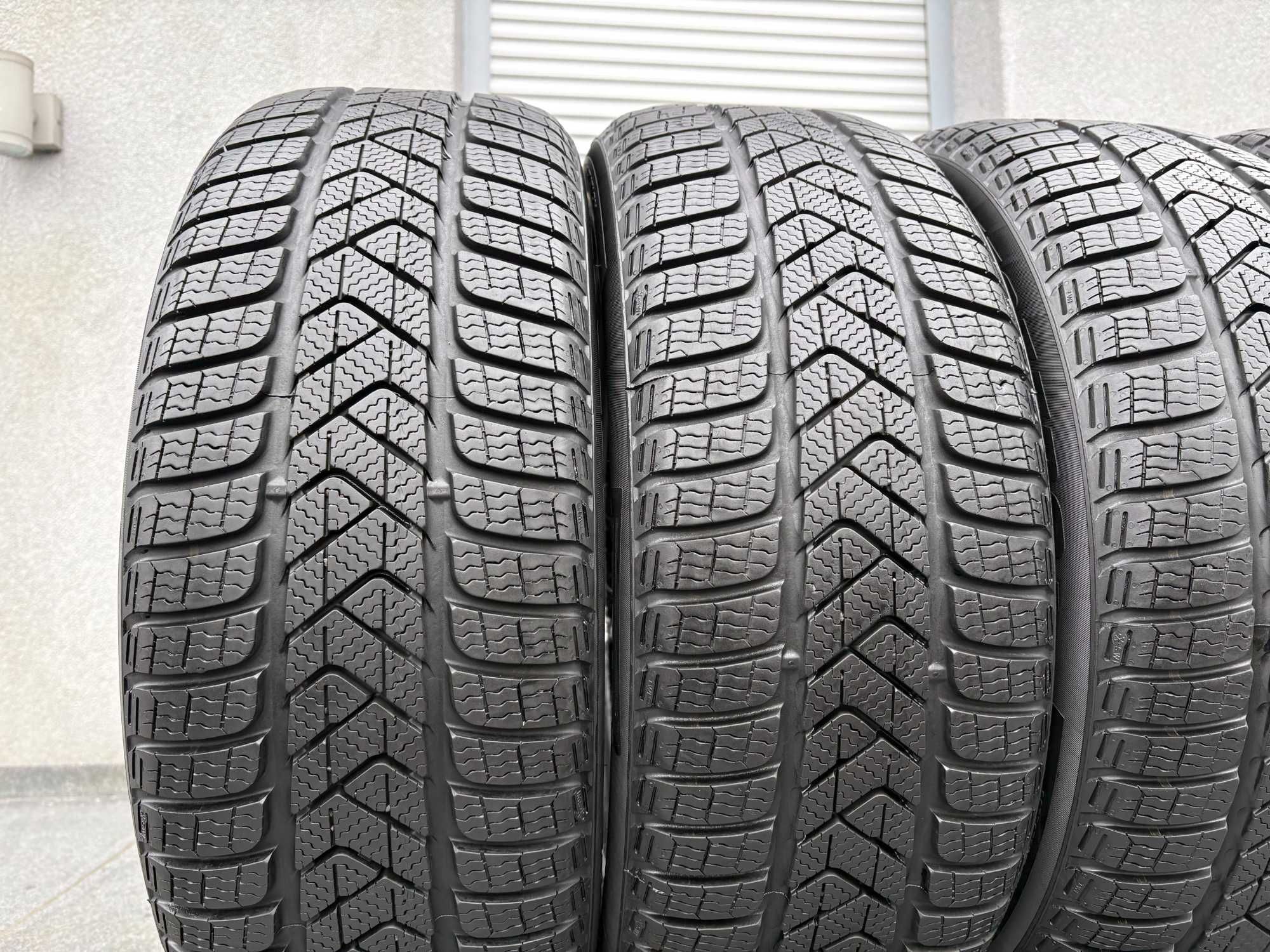 4szt zimowe 215/55R17 Pirelli 7,4mm 2020r świetny stan! LZL14 gwarancj