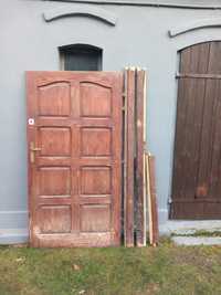 Drzwi drewniane używane OBNIŻKA