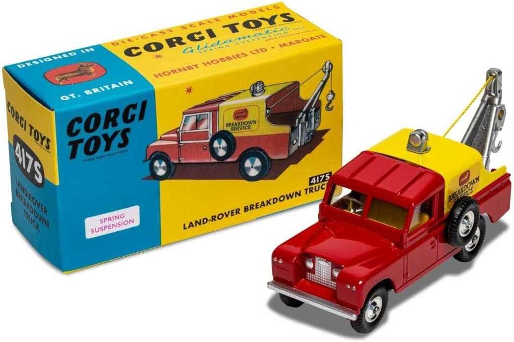 Land Rover Pick Up Breakdown - Corgi Toys 477 - esc.aprox.1/43 - Novo
