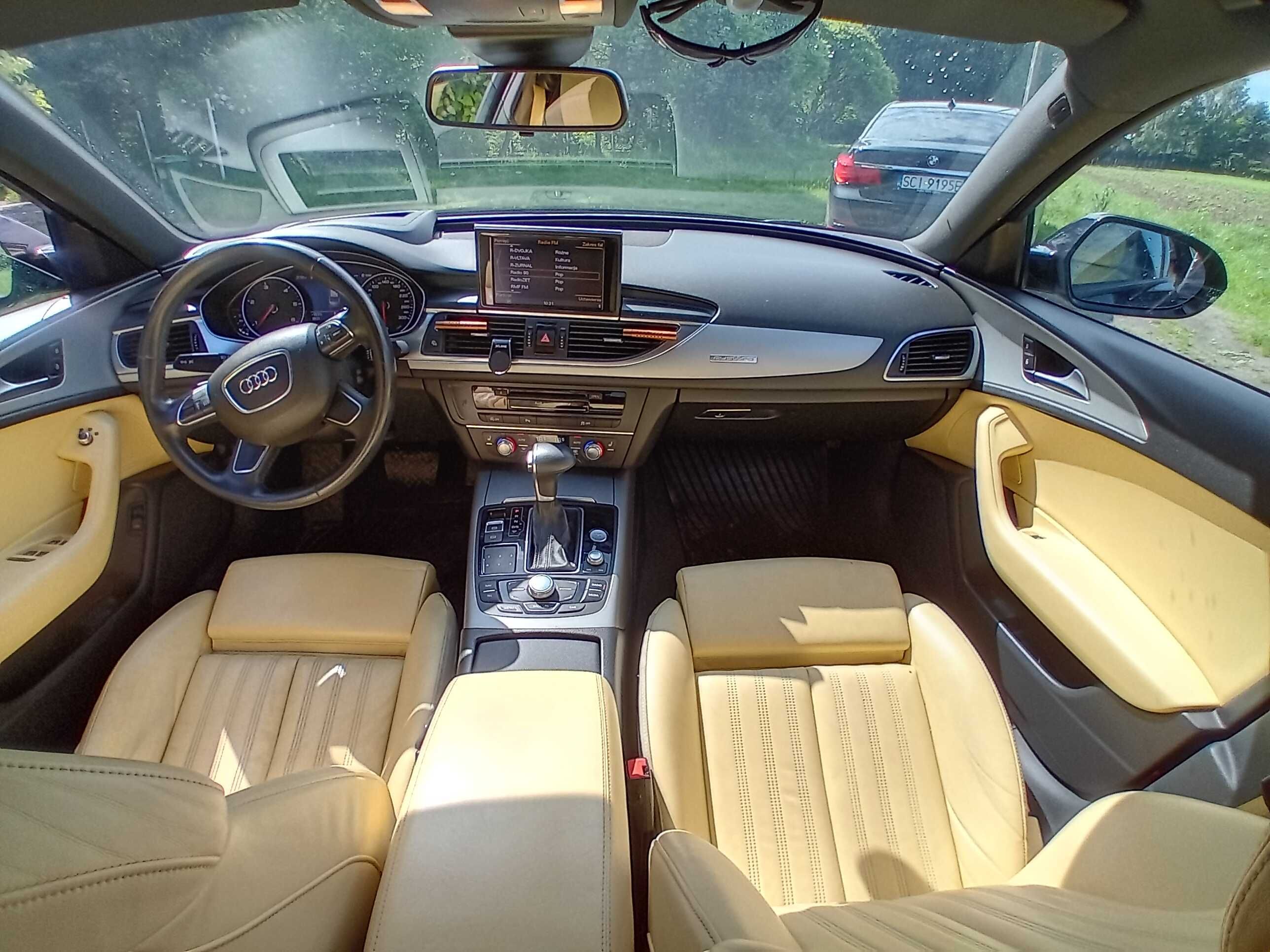 Audi A6 S-Tronic Skóra Xenon Hedup Monitorki S-lnie 2012r.