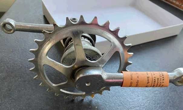 Mechanizm korbowy, zębatka rowerowa