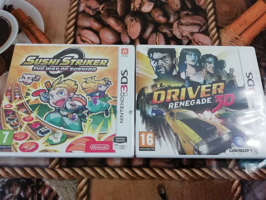 Driver Renegade 3D e Sushi Striker [3DS]
