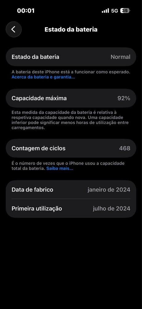 Vendo/ troco iPhone 15 pro 256GB 92% bateria