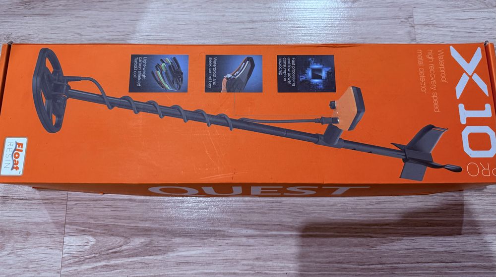 Wykrywacz metali QUEST X10 PRO! WODOODPORNY!