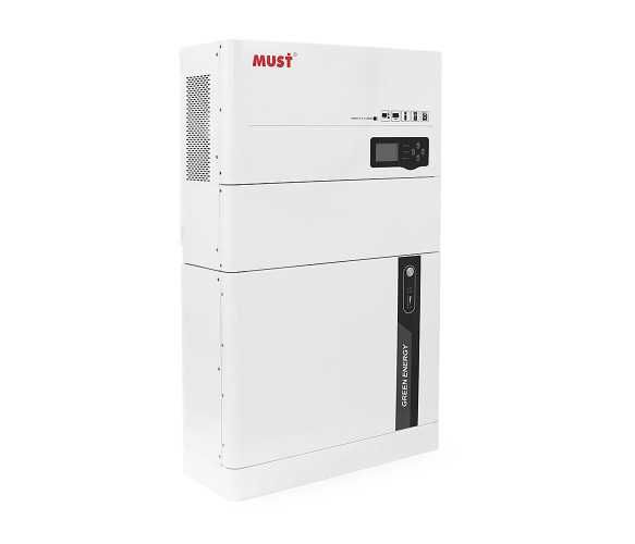 Зарядна станція MUST HBP-5548ES, 5.5KW, 5.12KW LiFePo4 51.2V DC 100Ah
