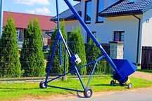 Żmijka do zboża FI 140 6m Z KOSZEM + WÓZEK Podajnik ślimakowy 20 ton/h Podajnik do zboża OSUCH