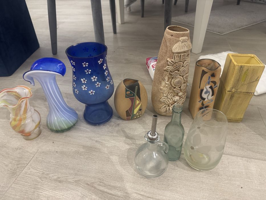Вази лотом кераміка скло