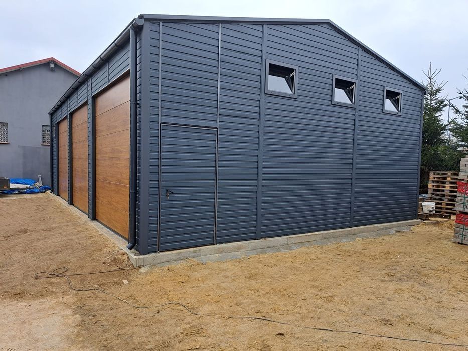 hala blaszana 8x12 garaż hala magazyn wiata