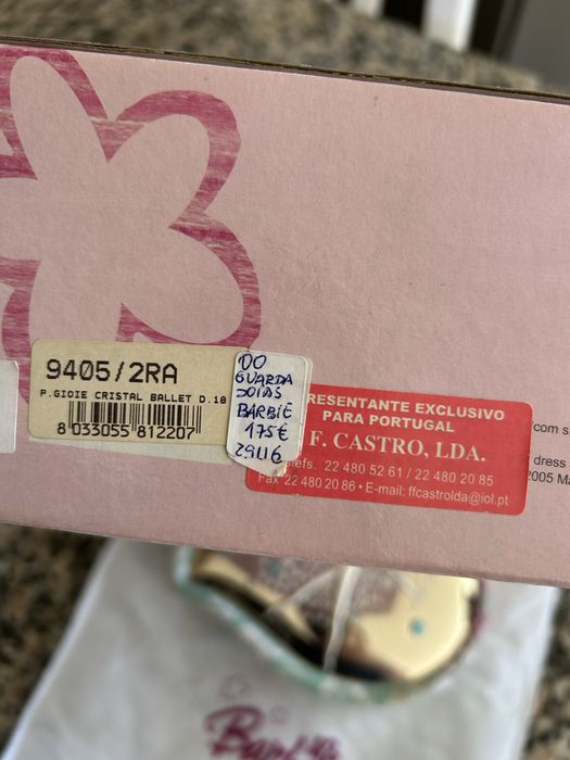 Guarda joias barbie novo em prata