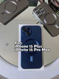 Чохол Matte Magsafe iPhone 15 Pro Max / 15 Plus чехол айфон про кейс