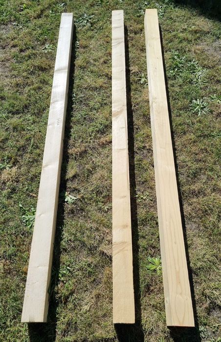 Kantowka słupek belka 8 x 8 dwumetrowa gładka